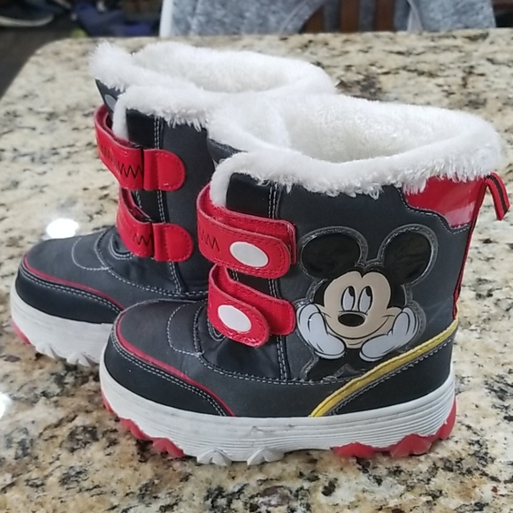 Mickey mouse snow boots for toddlers Clearance